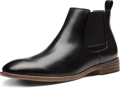 Jousen Mens Chelsea Boots Lightweight Casual Chukka Ankle Boots Classic Elastic Dress Boots For Men