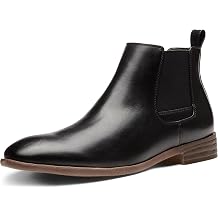 Jousen Mens Chelsea Boots Lightweight Casual Chukka Ankle Boots Classic Elastic Dress Boots For Men