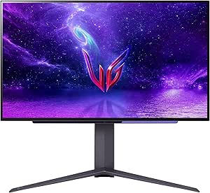 LG Electronics 27GR95QE-B UltraGear Gaming Monitor 27" (67,32 cm), OLED, 2.560 x 1.440, 16:9, WQHD 1440p, 98,5% DCI-P3, HDR10, 0,03 ms GtG, 200 cd/m², 240 Hz - Schwarz