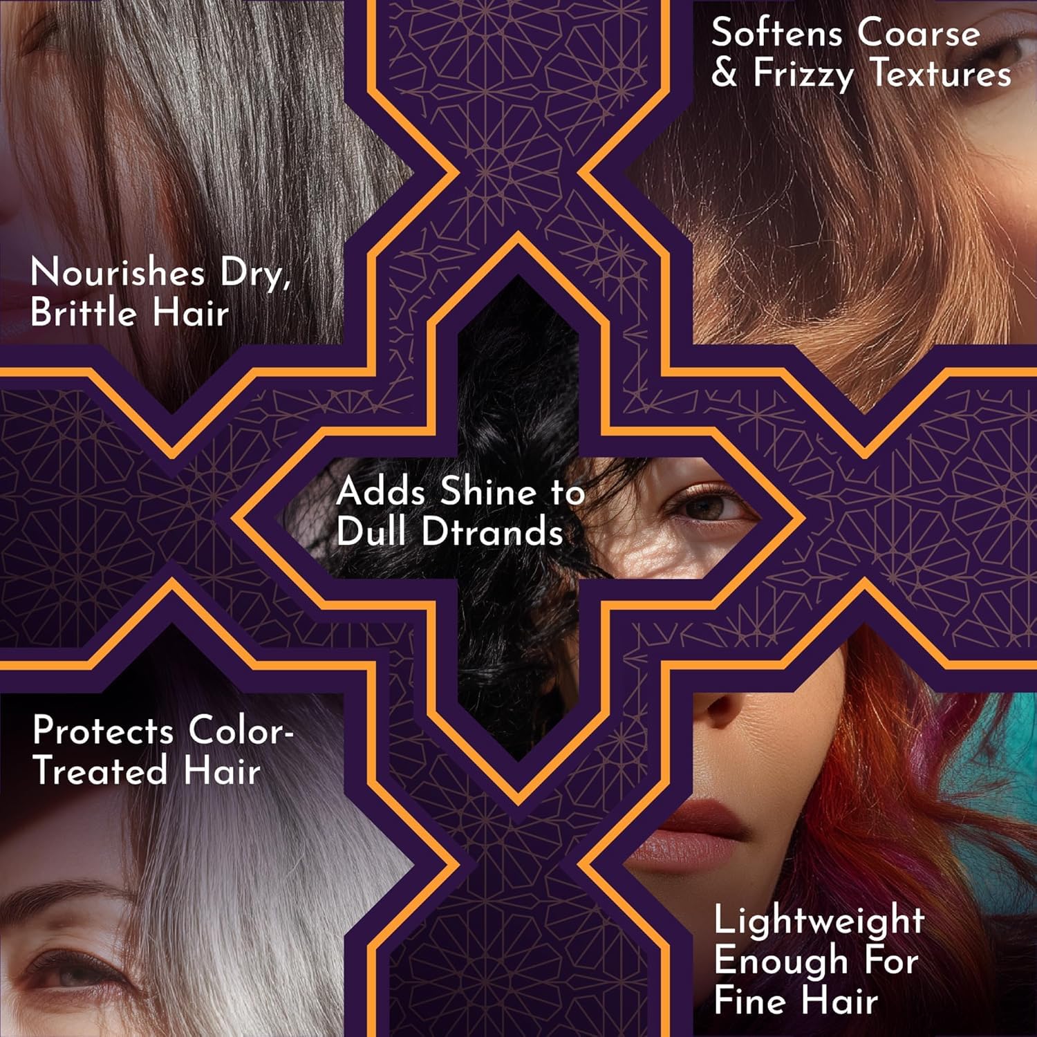 Argan Oil, 4 oz, Hair Oil Treatment for Dry Damaged Hair, Leave-in Conditioner, Hydrating, Strengthens, Natural, Cruelty Free