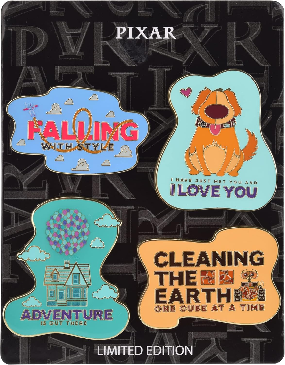 Miniatura 9 de Disney Pixar Enamel Pin Set Pack of 4 Pieces 175 Limited Edition Collectors Pins