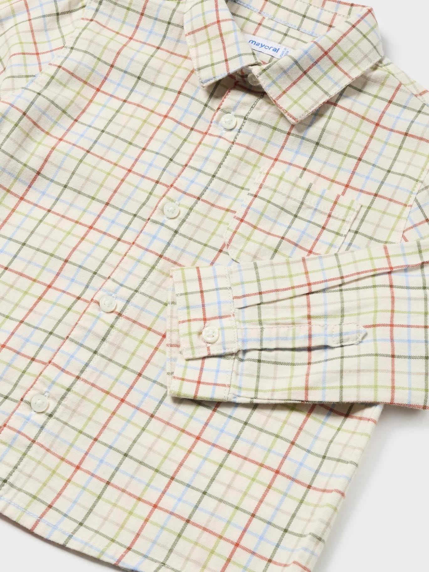 Mayoral Camisa m/l Cuadros viella para bebé niño