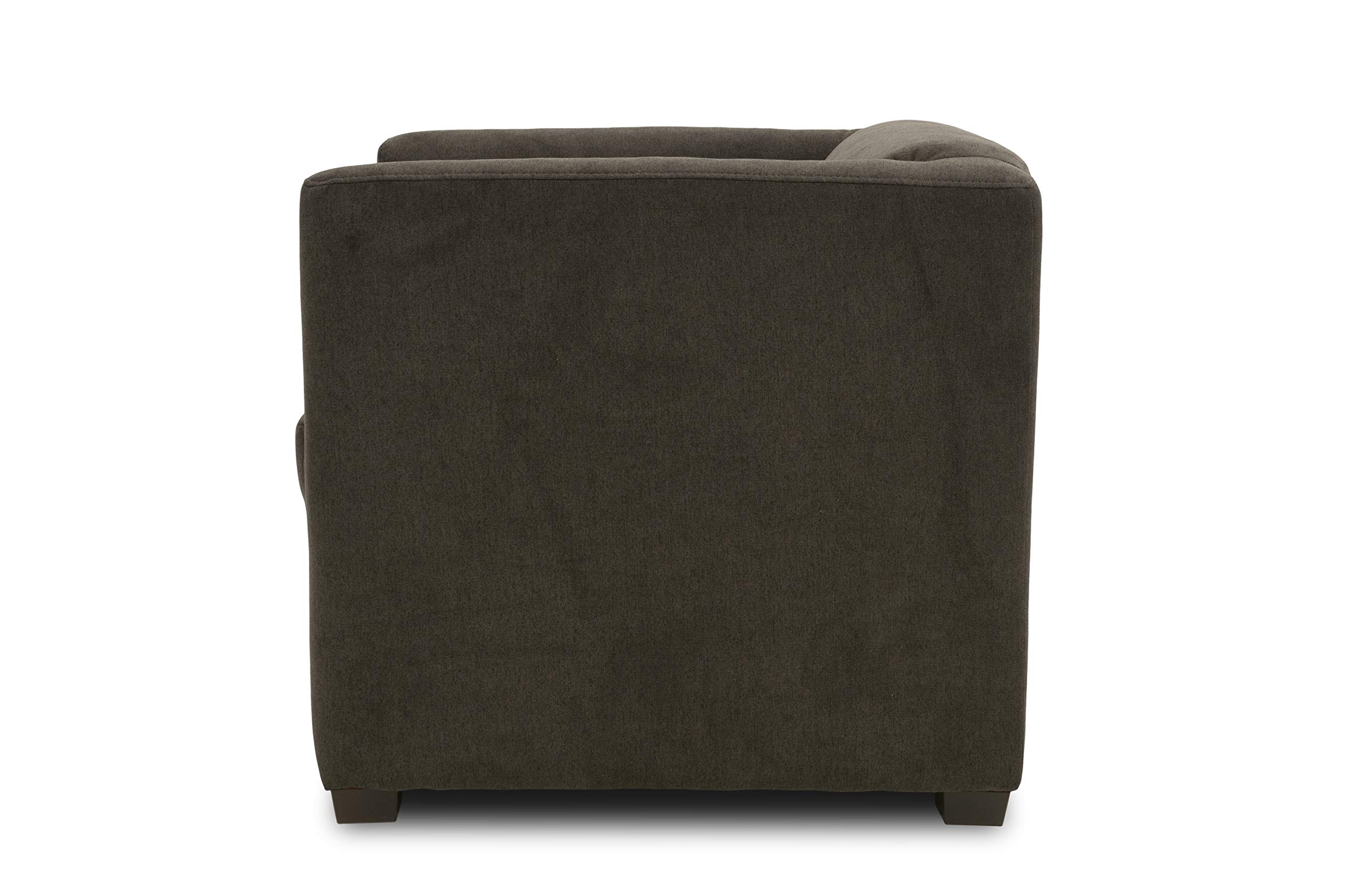 DOMO. collection Poltrona Bob FK, piccola poltrona retrò con braccioli e nucleo a molla, poltrona imbottita, poltrona da cocktail, poltrona lounge, 73 x 75 x 69 cm (larghezza x profondità x altezza),