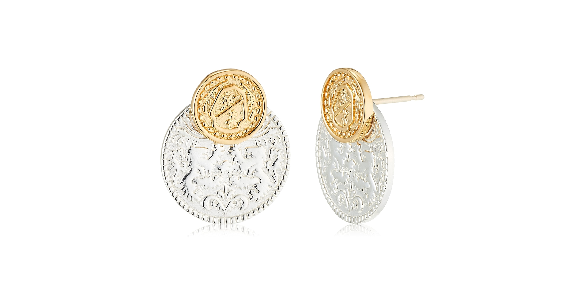 Amazon.co.jp: [アガット] シルバーコインモチーフスタッズ