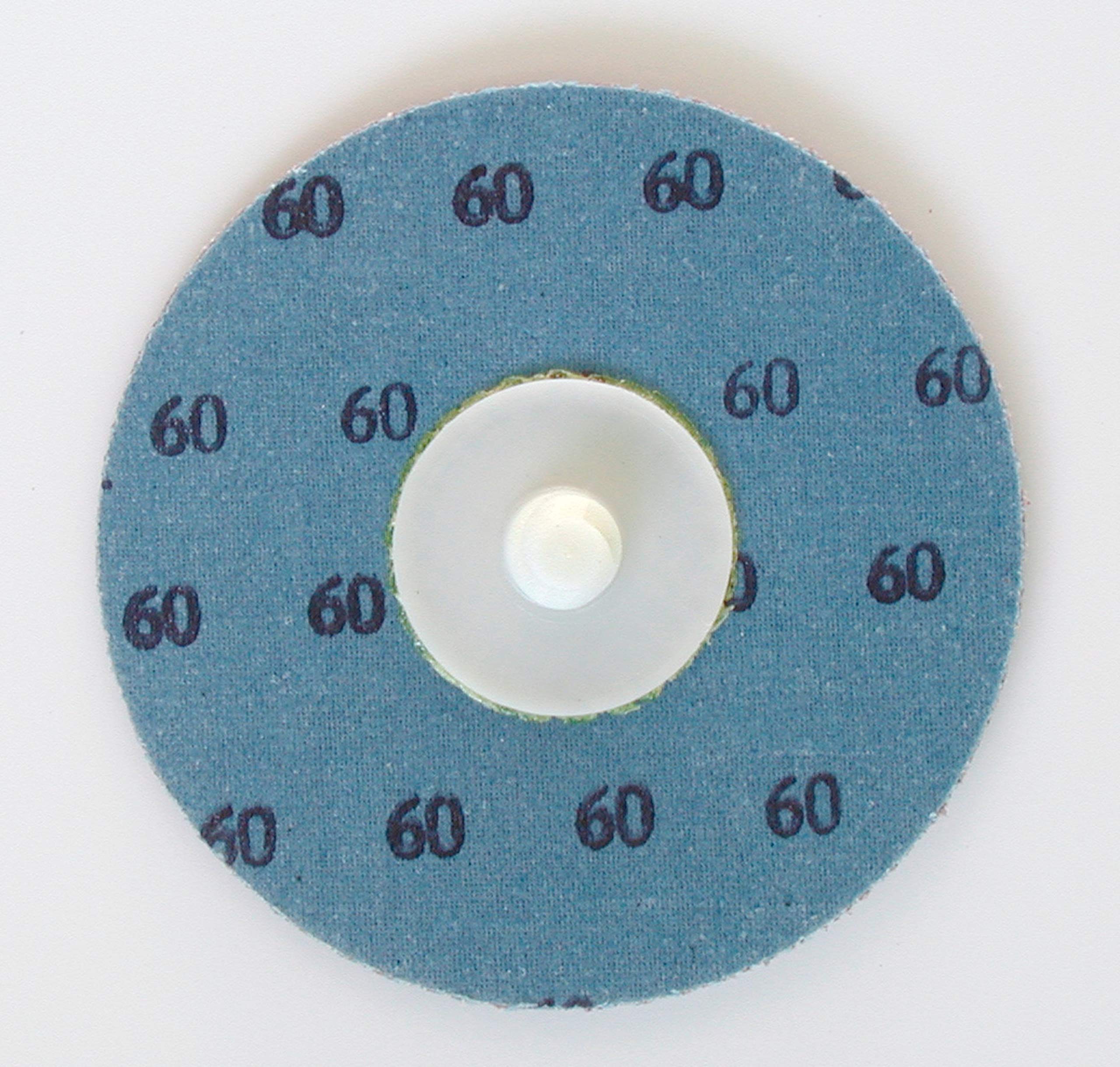 3M 35147 Standard Abrasives Quick Change TR Cleaning Disc 840398, 2 in Coating Cut Cutting Angle Flute Black (Pack of 25)