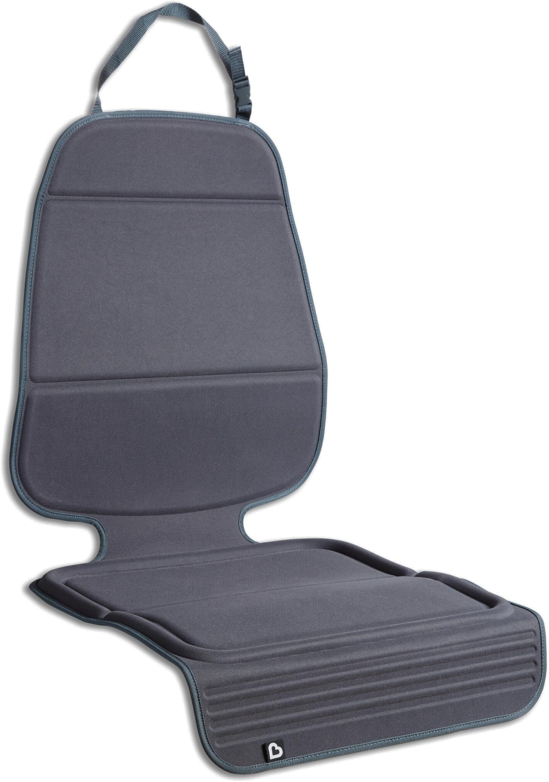 Car Seat Cover for Under Baby Car Seats and Toddler Booster Seats, Elite Seat Guardian Protector, Rear and Forward Facing, Dark Grey