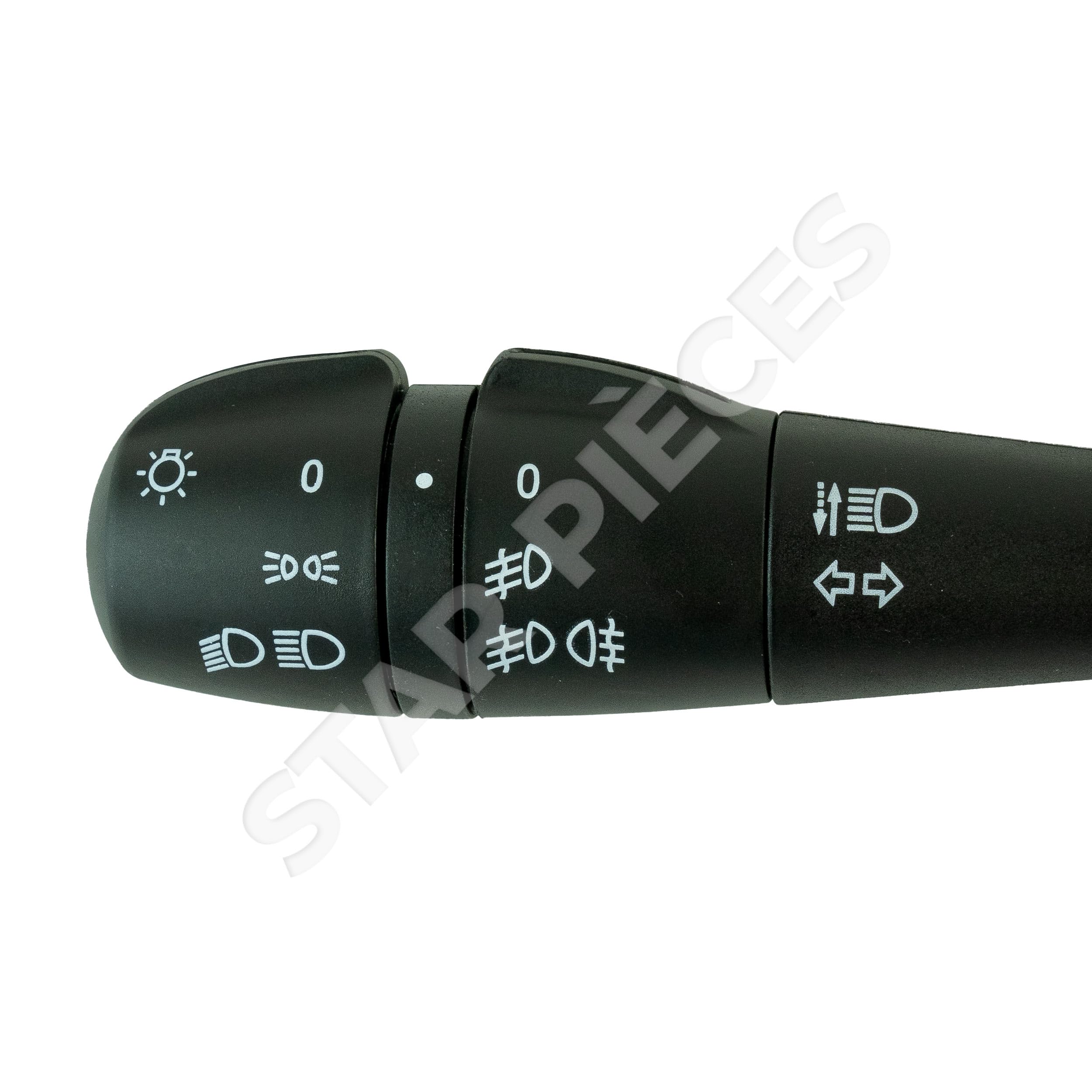 Commodo compatible pour Clio 4, Sandero 2, Logan, Twingo 3, Duster, Lodgy, Logan MCV, Vivaro B, Captur, Trafic, Dokker, NV300 (à partir de 2012) AVEC ANTIBROUILLARDS AVANT + ARRIÈRE | 255401303R