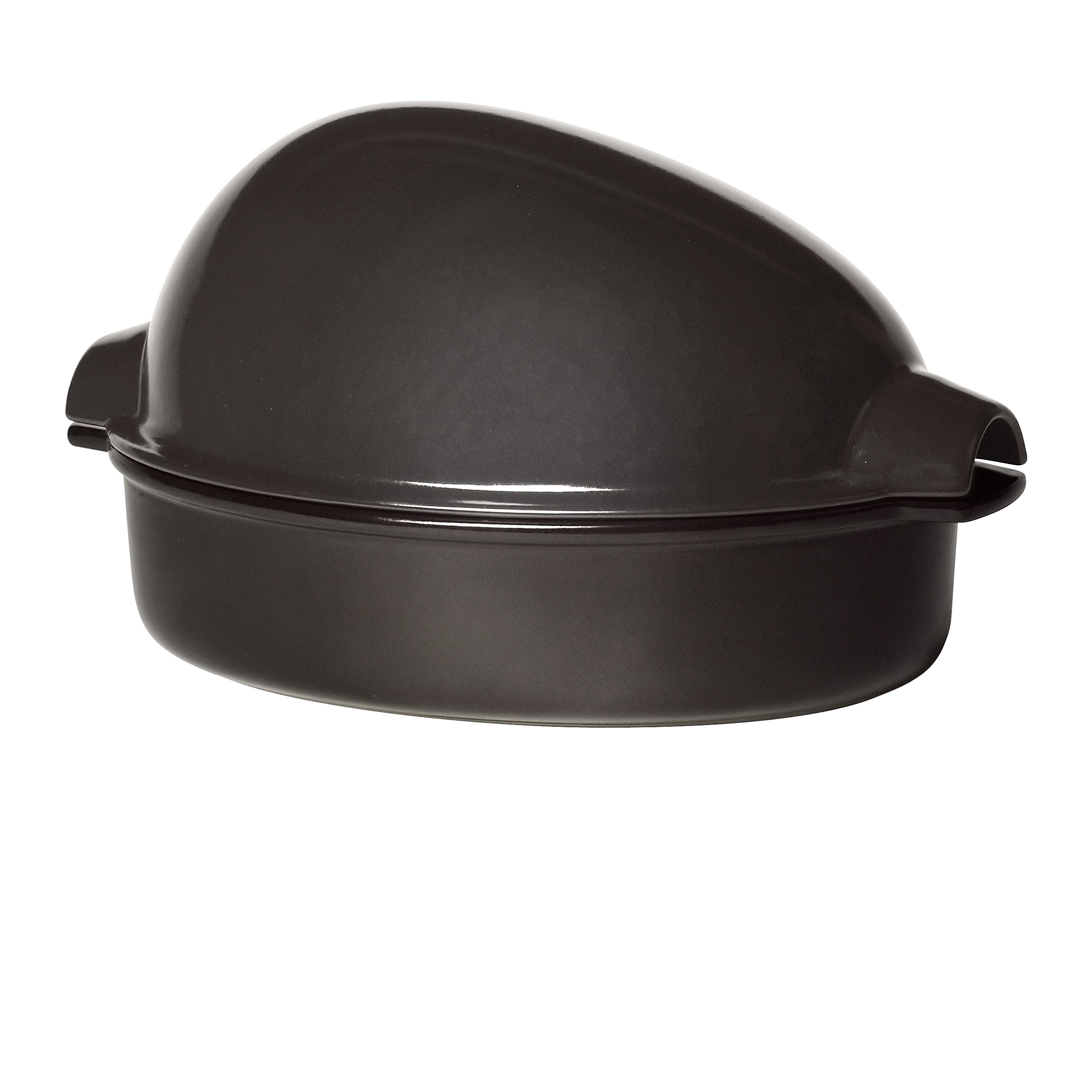 Emile Henry Eh349542 Ceramic Roasting Brick, Ceramic, Charcoal, XL