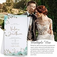 Vista 4 de Fulmoon 200 hojas de cartulina pesada de 11 x 17 pulgadas de grosor, papel de impresora de tamaño legal para impresoras de inyección de tinta