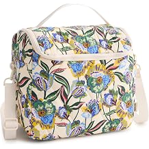 Vera Bradley Women's Featherweight Lunch Crossbody Bag Insulated Quilted Shoulder Tote