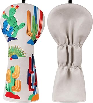 Driver Headcover Premium PU Leather Golf Head Cover for Woods and Driver, Golf Headcover for Callaway Taylormade Titleist Ping PXG
