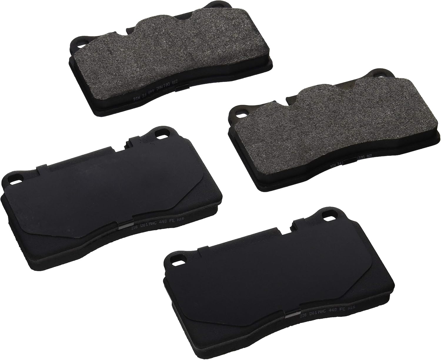 BOSCH BE1129H Blue Semi-Metallic Disc Brake Pad Set with Hardware - Compatible with Select Chevrolet Camaro, Corvette; Ferrari 360, California; Volkswagen Touareg; FRONT