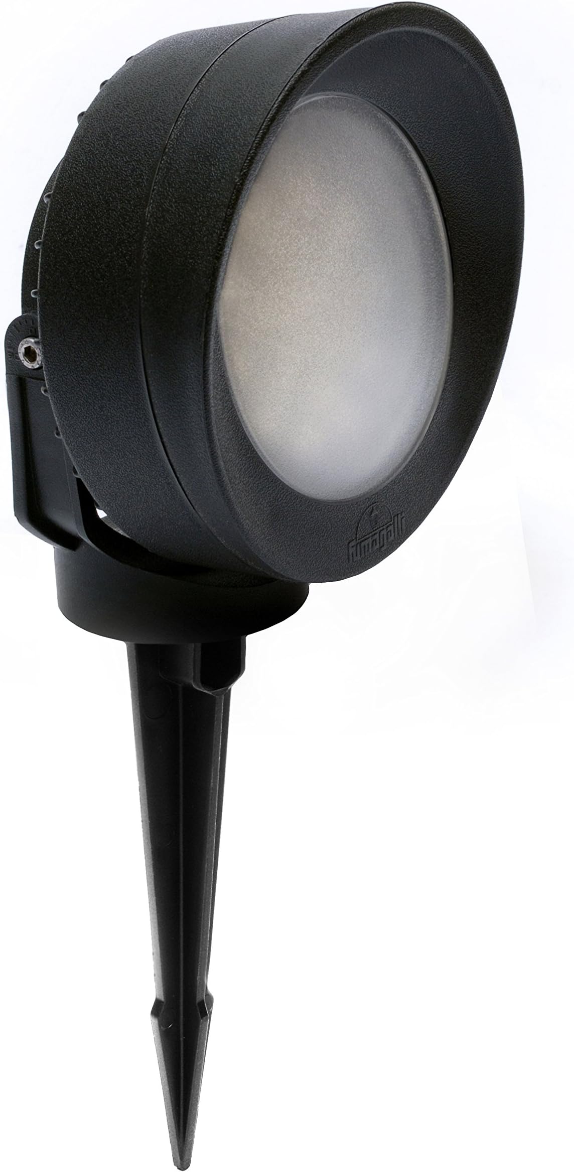 Fumagalli Tommy EL Spike 10W LED IP66 Black Satin GU10 Garden Floodlight [Energy Class A+]