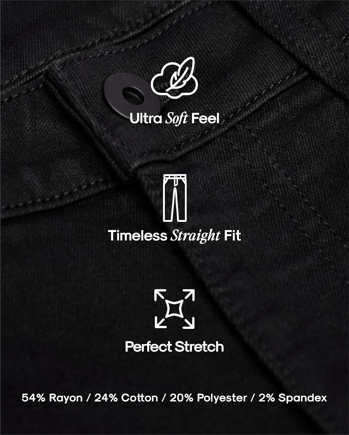 True Classic Stretch Jeans for Men, Slim and Straight Fit Men's Stretch Jean - Image 8