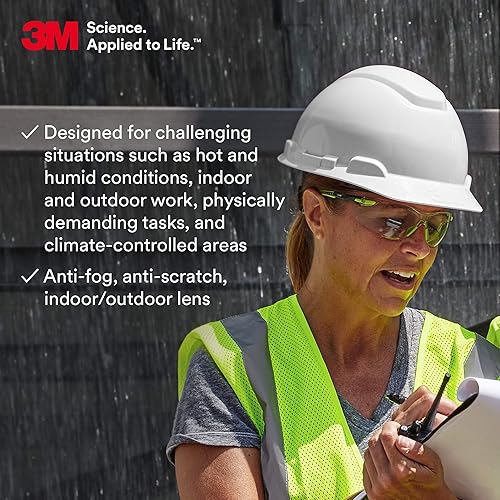 Miniatura 4 de 3M Solus - Lentes protectores serie 1000 S1207SGAF VerdeNegro, lente antivaho con Scotchgard