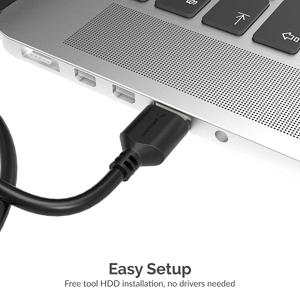 SABRENT SATA to USB Adapter Cable, USB 3.0 to 2.5 inch SATA III Adapter, HDD/SSD to USB, Hard Drive Adapter, UASP Supported, Compatible with MacBook, PC, Laptop - USB to SATA Adapter (EC-SSHD) Hard Drive Adapter Type-A - 4