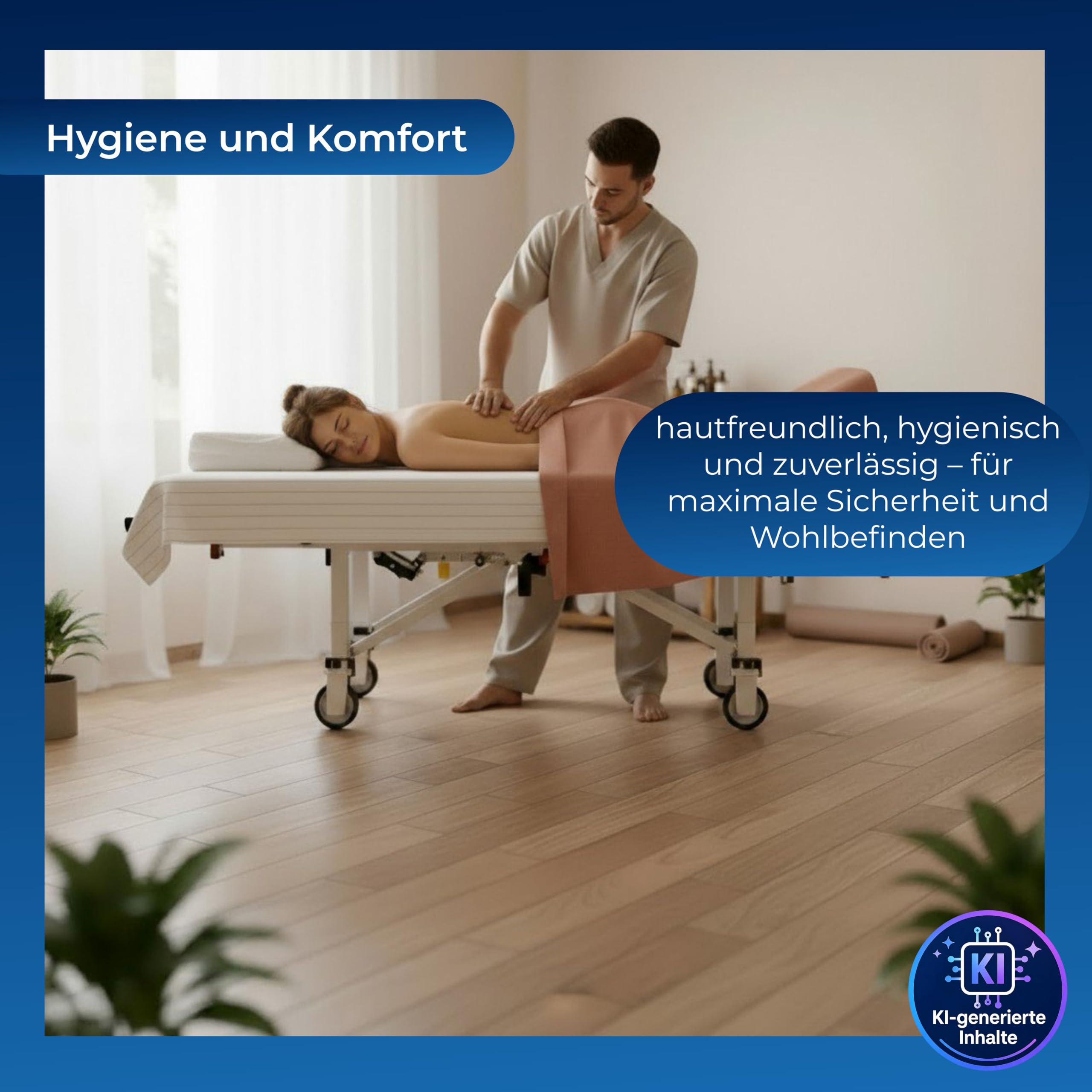 Einweg Trage-Laken/Liegenauflagen/Ärztekrepp/Untersuchungstisch-Papier/Massageauflage - weiß, robust, reißfest, wasserabweisend 80 x 210cm (100)