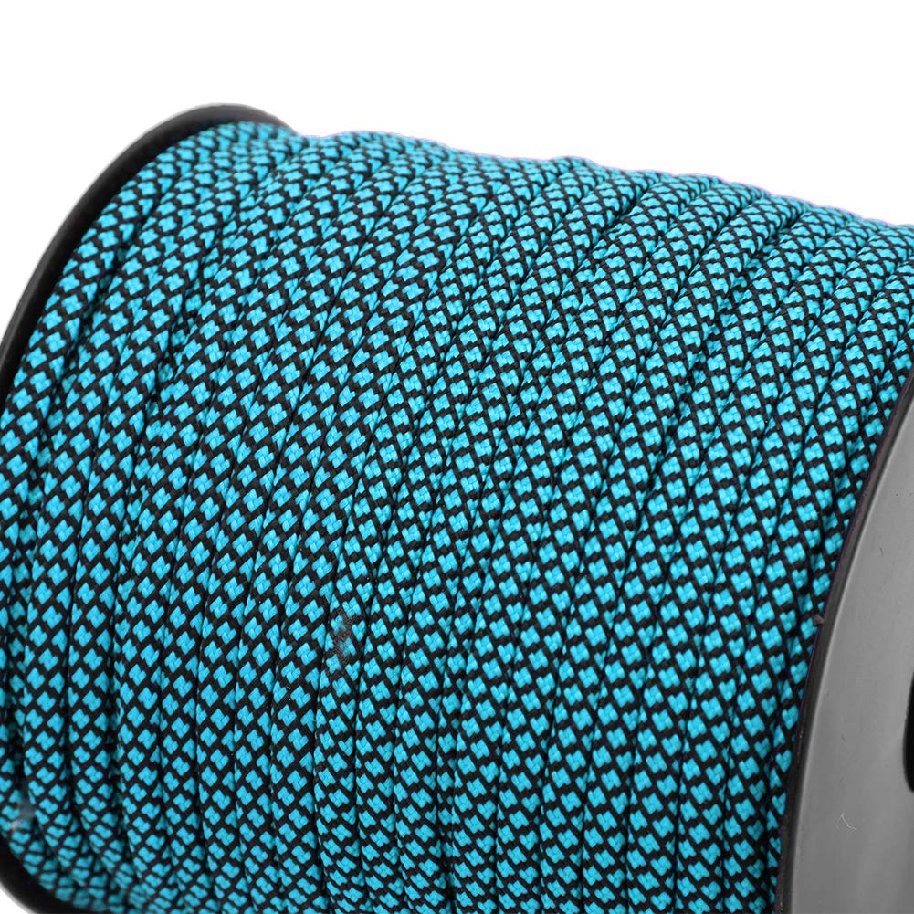 MAGT Core Paracord, 50 m, 4 mm grubości, 7-rdzeniowy, paracord, ratownictwo, smycz do namiotu, lina kempingowa, do plecionek bransoletek na zewnątrz, kolor niebieski