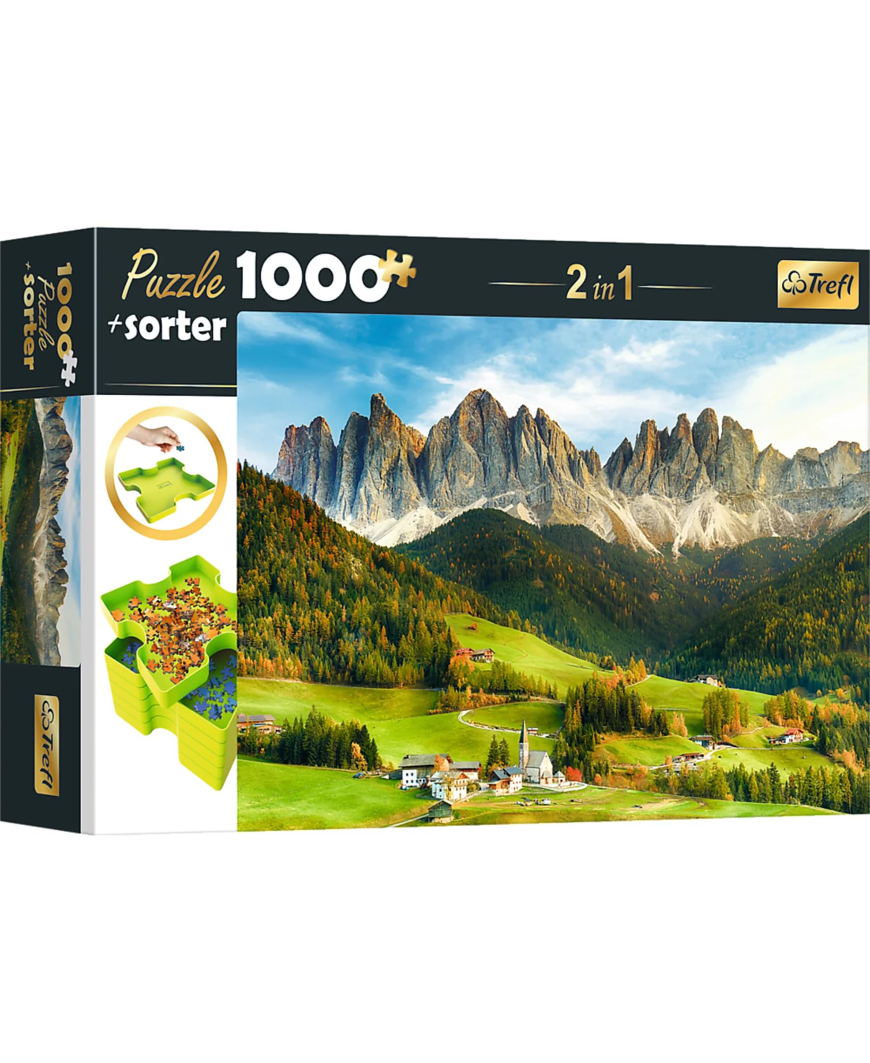 Trefl, Puzzle, Atardecer en Santorini, Grecia, de 1000 Piezas, Isla Griega, Vista a la Bonita Ciudad, Rompecabezas DIY, Pasatiempo Creativo, Regalo — view 12