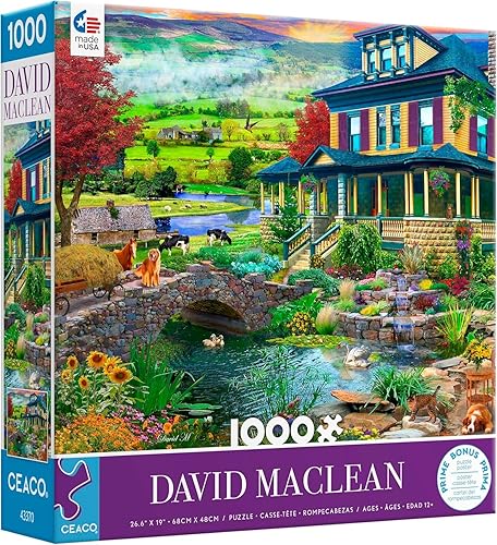 Ceaco - David MacLean - Casa de campo de la abuela - Rompecabezas de 1000 piezas