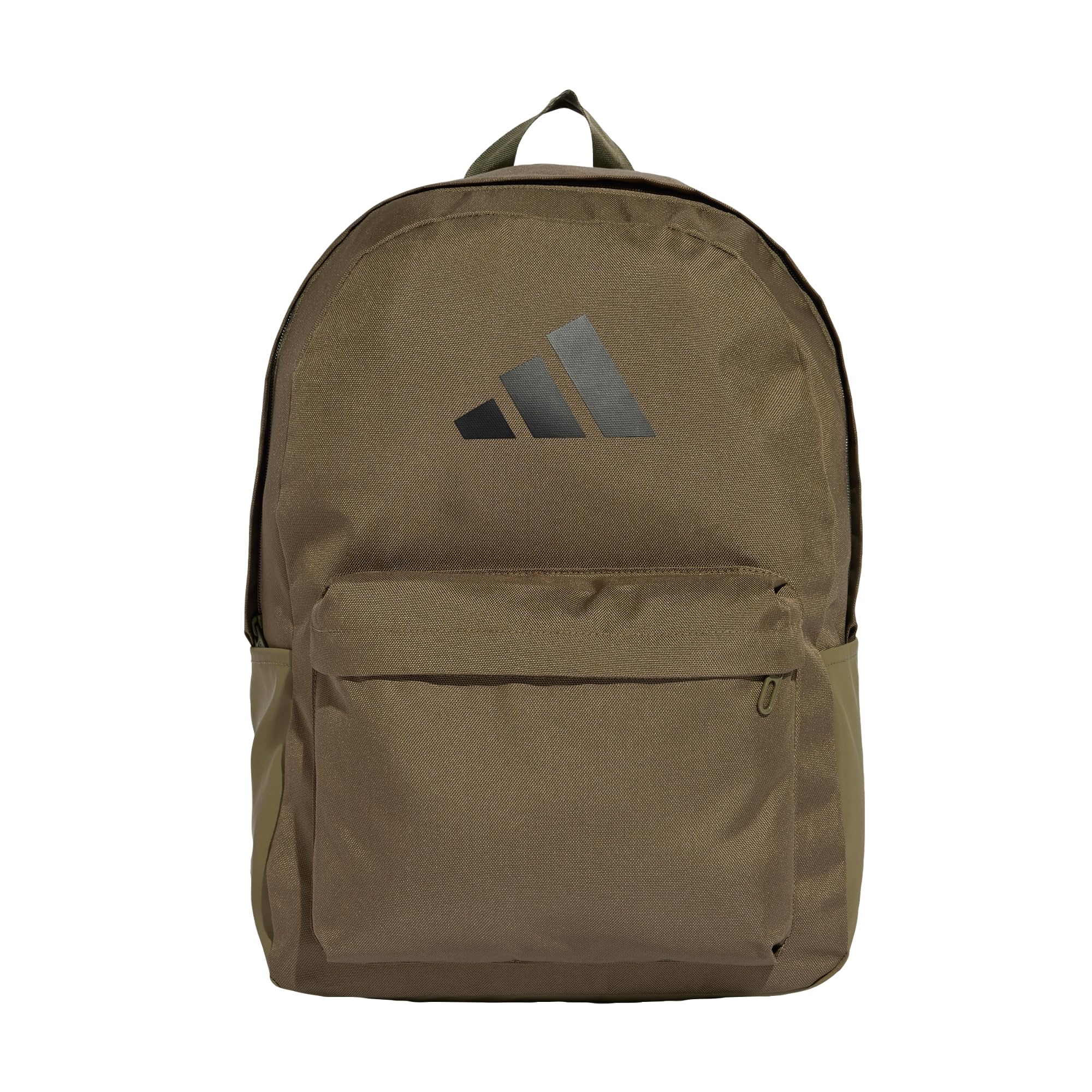 adidas Unisex Classic 3Bars Backpack, olive strata/black, One Size