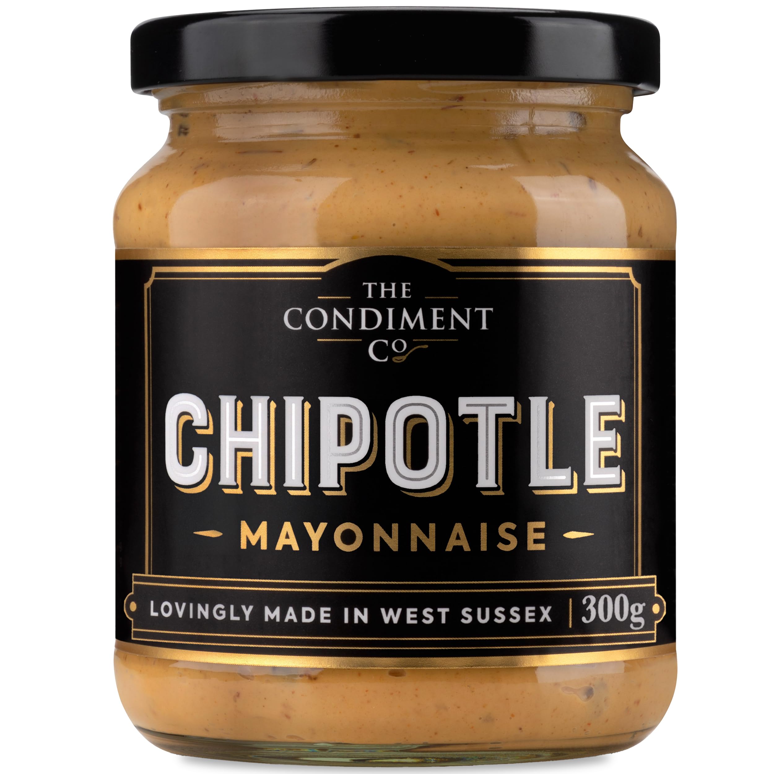The Condiment Company Chipotle Mayonnaise 300g - Spicy Chipotle Sauce with Hot Chilli and Adobo for Dips, Sandwiches & Sauces