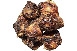 Mika & Sammy's Natural Meaty Beef Knee Cap Bone Dog Treats, Made in USA