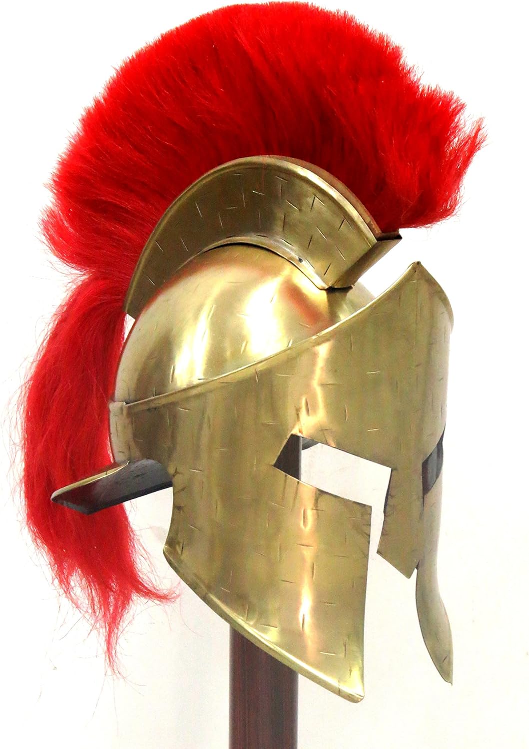 NauticalMart Medieval Roman Spartan Helmet King 300 Leonidas Armor W/Red Plume