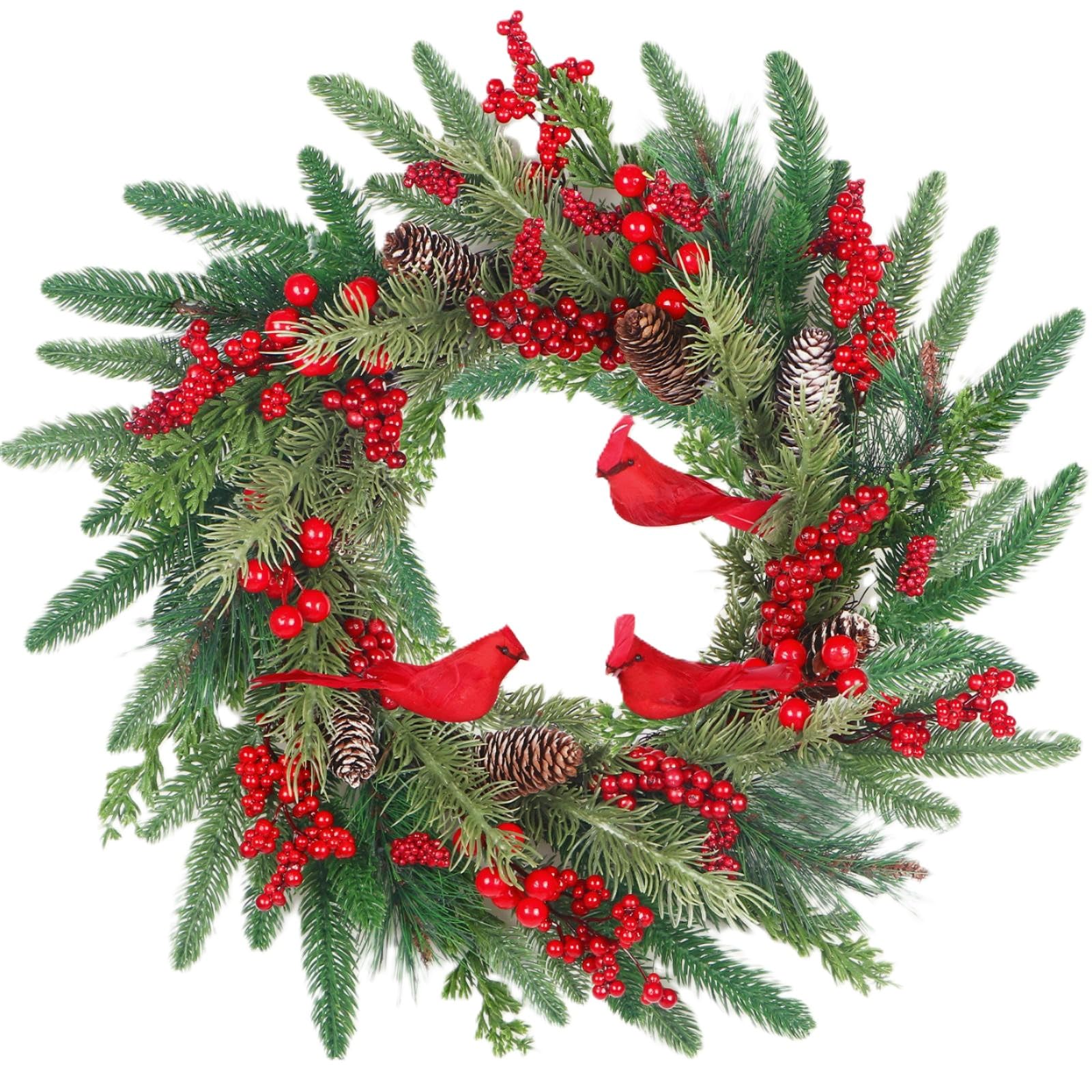 Amazon.com: LOKEISNA Christmas Wreaths for Front Door - 22