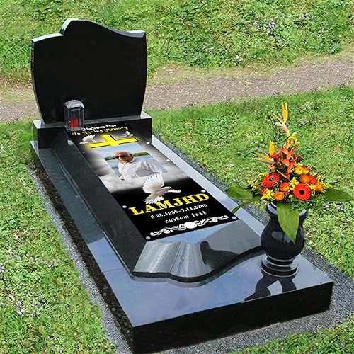 Miniatura 6 de Manta personalizada con foto conmemorativa con tumba, manta de cielo en memoria amorosa, manta para tumba de pérdida de familiatumba, manta para