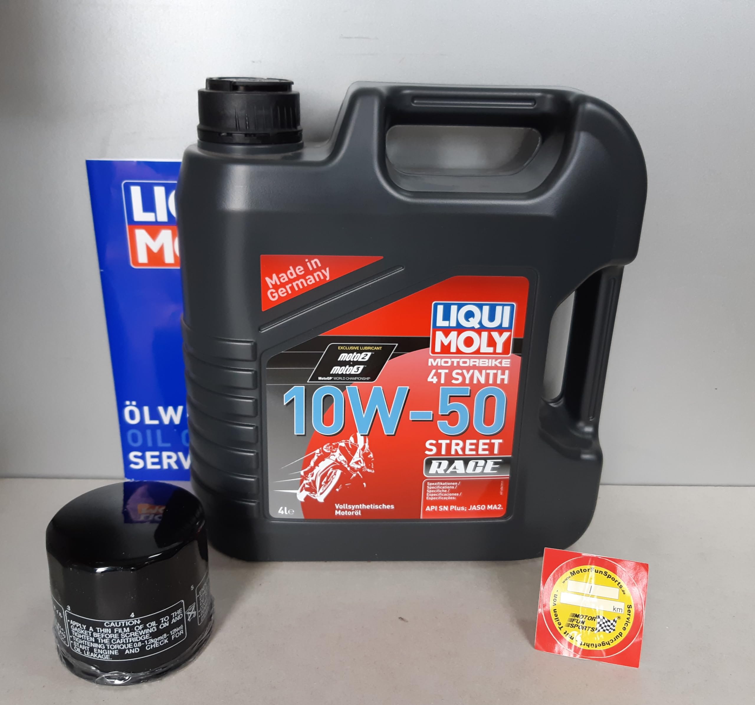Ölwechselset Ducati 821 Hypermotard 13- Shell Advance Ultra 15W50 HiFlo