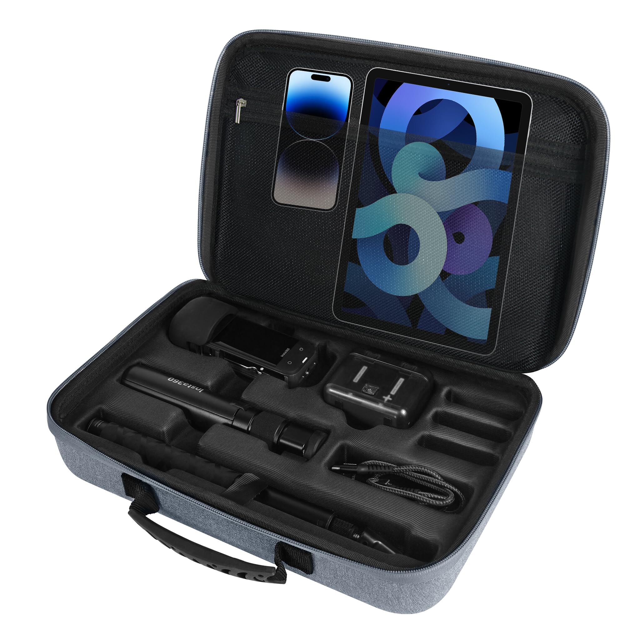 CYNOVA Insta 360 X4 Carrying Case for Insta 360 X4 Accessories, Insta 360 X4 Case Hard Shell Bag Travel Case Compatible with Insta360 X4 Accessories Combo