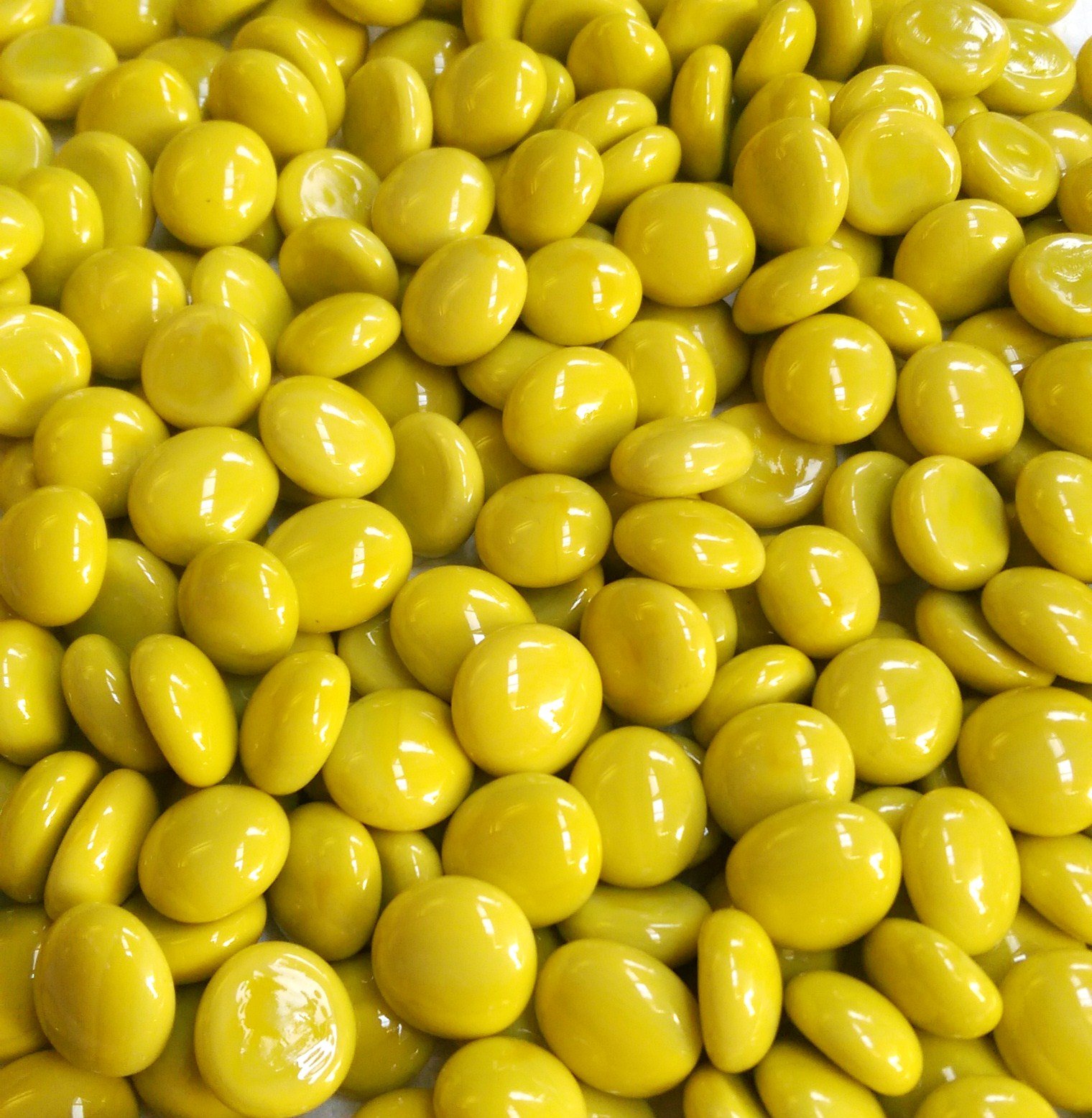 Miracolors - Vase Fillers - Glass Gems … (5 LB, Opal Yellow Small)