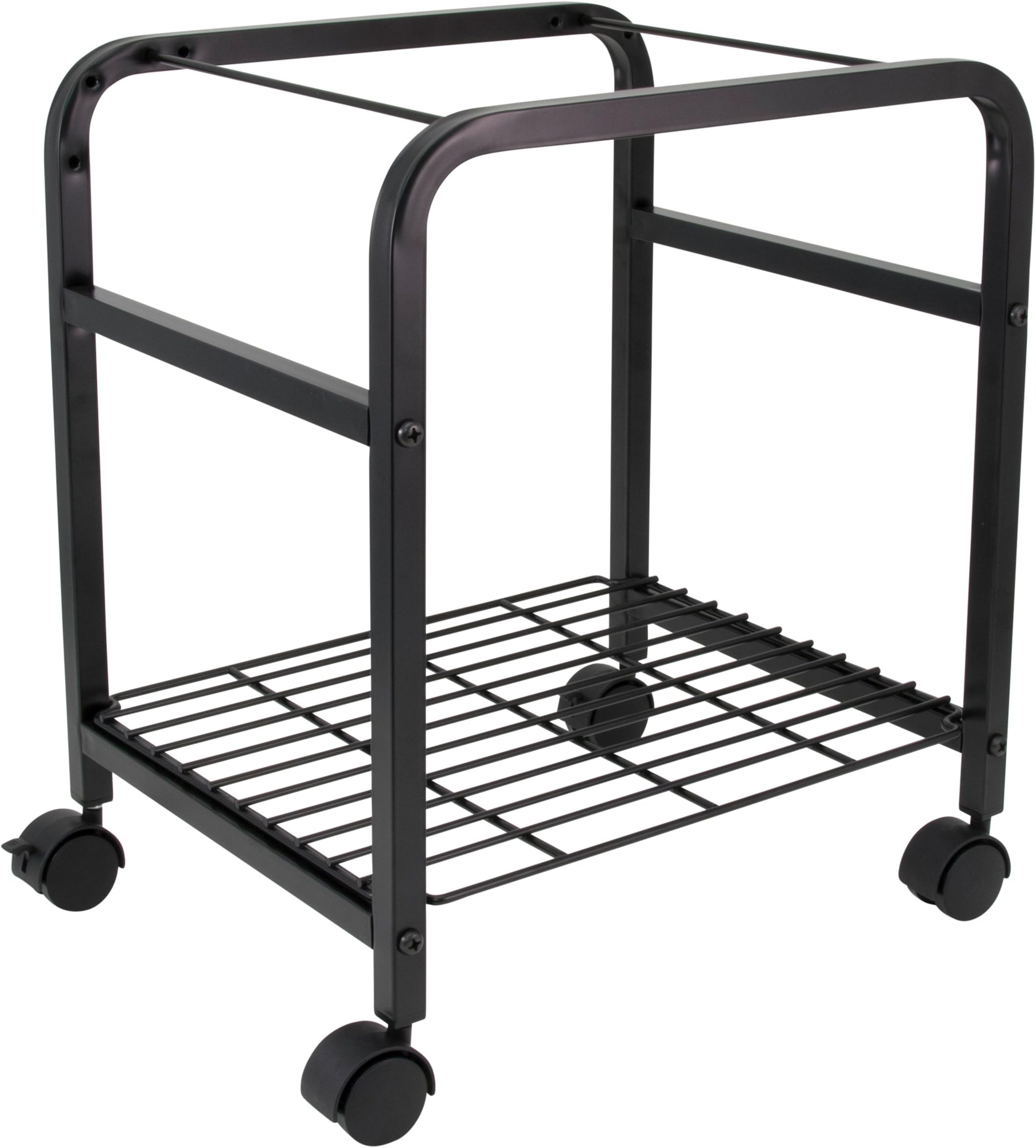 Advantus Storage Studios Heavy-Duty Rolling Cart-14.375"X20"X17.375" Black