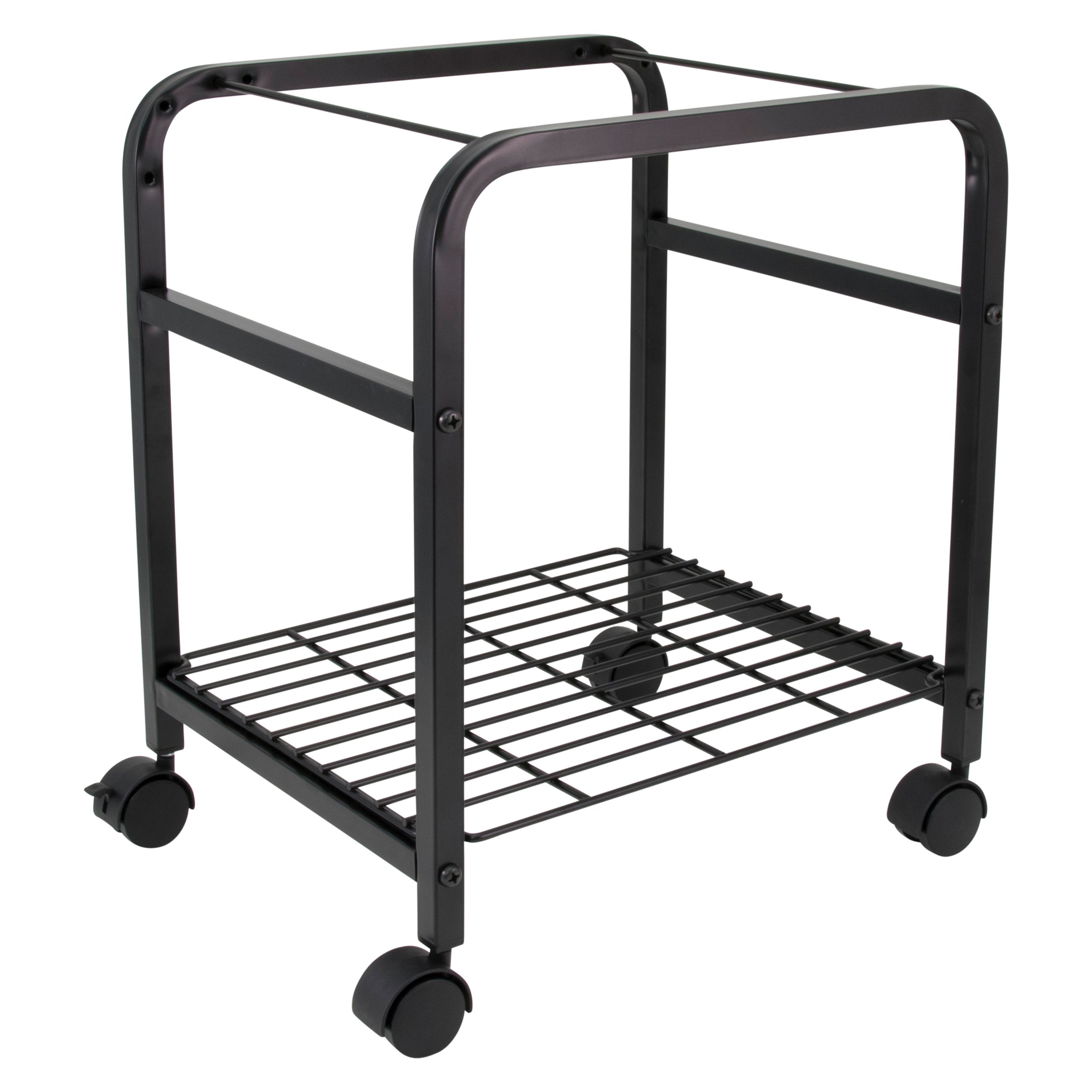 Advantus Storage Studios Heavy-Duty Rolling Cart-14.375"X20"X17.375" Black