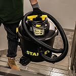 Stanley Wet/Dry Vacuum SL18191P, 10 Gallon 4 Horsepower 16 FT Clean Range Shop Vacuum, Ideal for Home/Garage/Laundry Rooms with Vacuum Attachments, Strong Suction Large Capacity Multiple Accessories