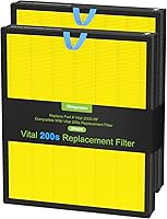 Vista 7 de Filtro de reemplazo Vital 100S compatible con el purificador de aire LEVOIT Vital 100S y Vital 100S-P, filtración 3 en 1 con HEPA verdadera de grado