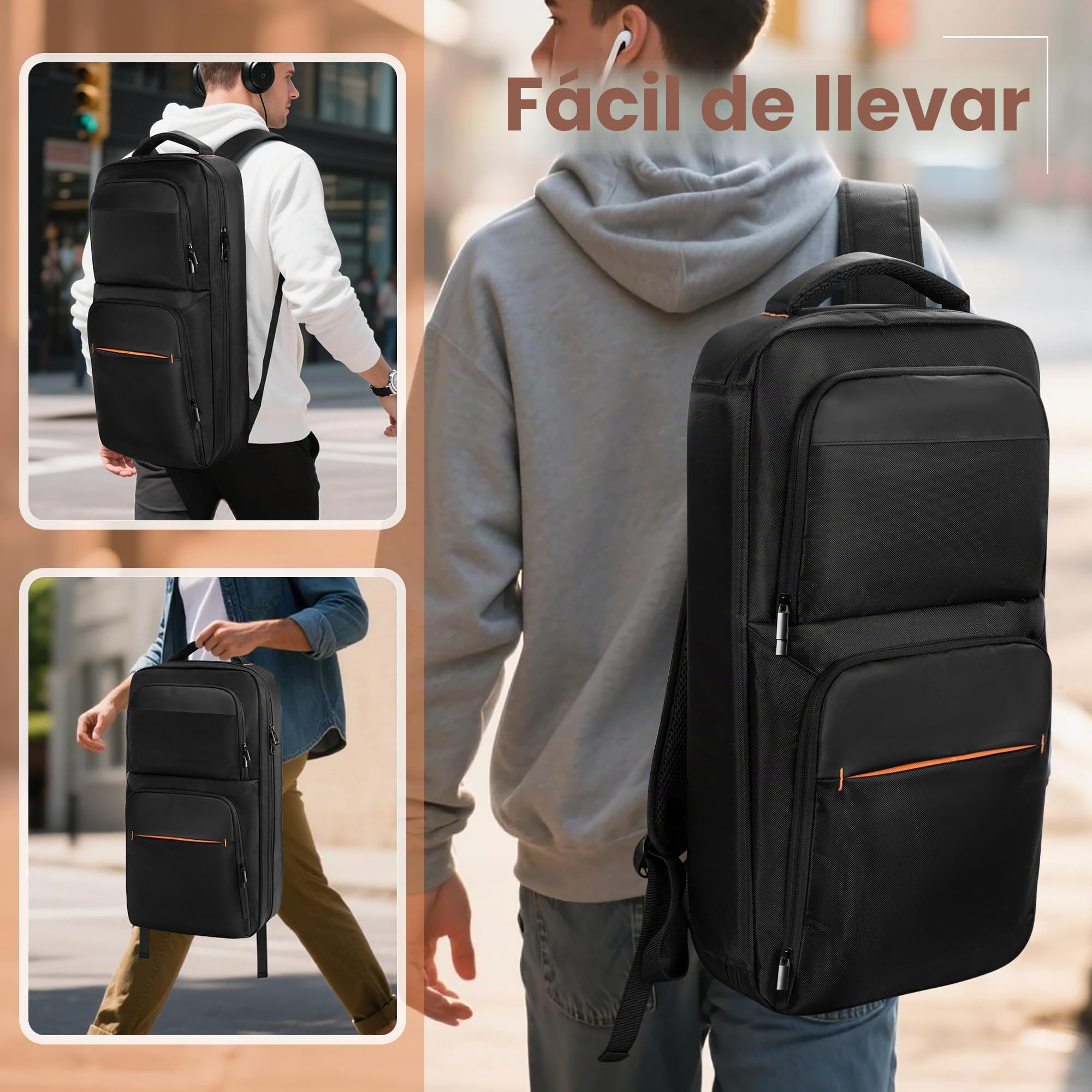 Rexmica Mochila Portátil para Teclados de Piano 37 Teclas, 28,5 x 10 x 56cm | Funda Protectora para Controladores Midi, Bolsa para Pianos Digitales 37 Teclas, Ordenador Portátil, Micrófonos y Cables