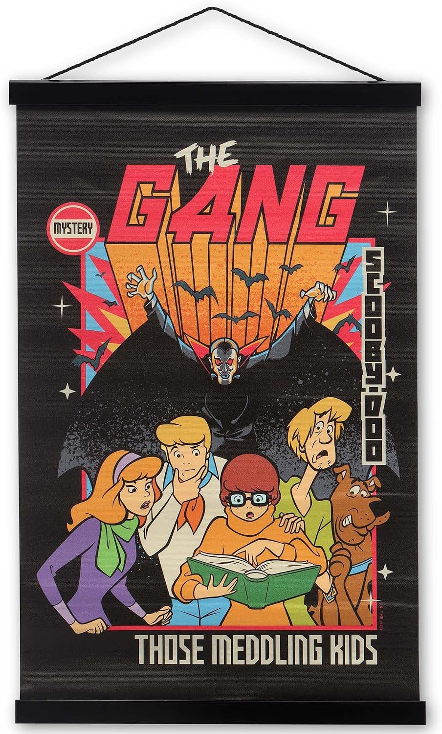 Scooby-Doo Mystery Gang Hanging Canvas Banner