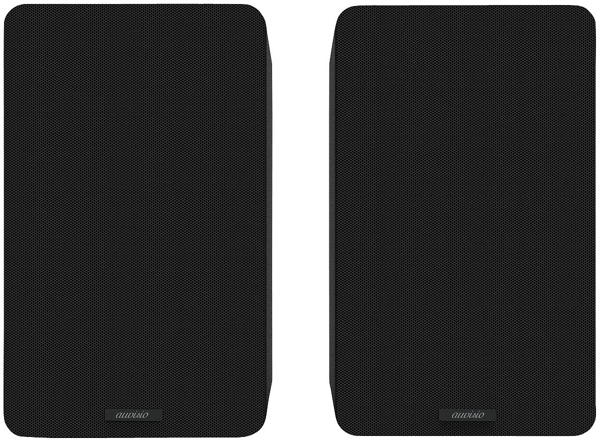 auvisio Aktivboxen: Aktives Stereo-Regallautsprecher-Set, Holz-Gehäuse, Bluetooth 5, 200 W (Lautsprecher für TV, Lautsprecher iPad, CD)