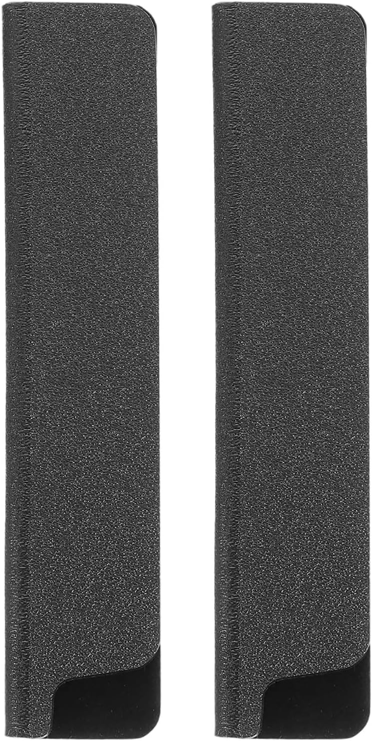 uxcell 6 Pcs Knife Tip Guards 12.2"x 2.17" ABS Knife Cover Sleeves Knife Case Blade Protector Universal Knife Sheath for Home Kitchen Knife, Black