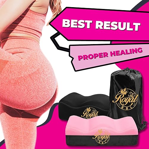Miniatura 9 de Royal BBL Pillow After Surgery - Cojín brasileño de apoyo para recuperación de glúteos | Ultra cómodo con 2 capas para un máximo apoyo después de la