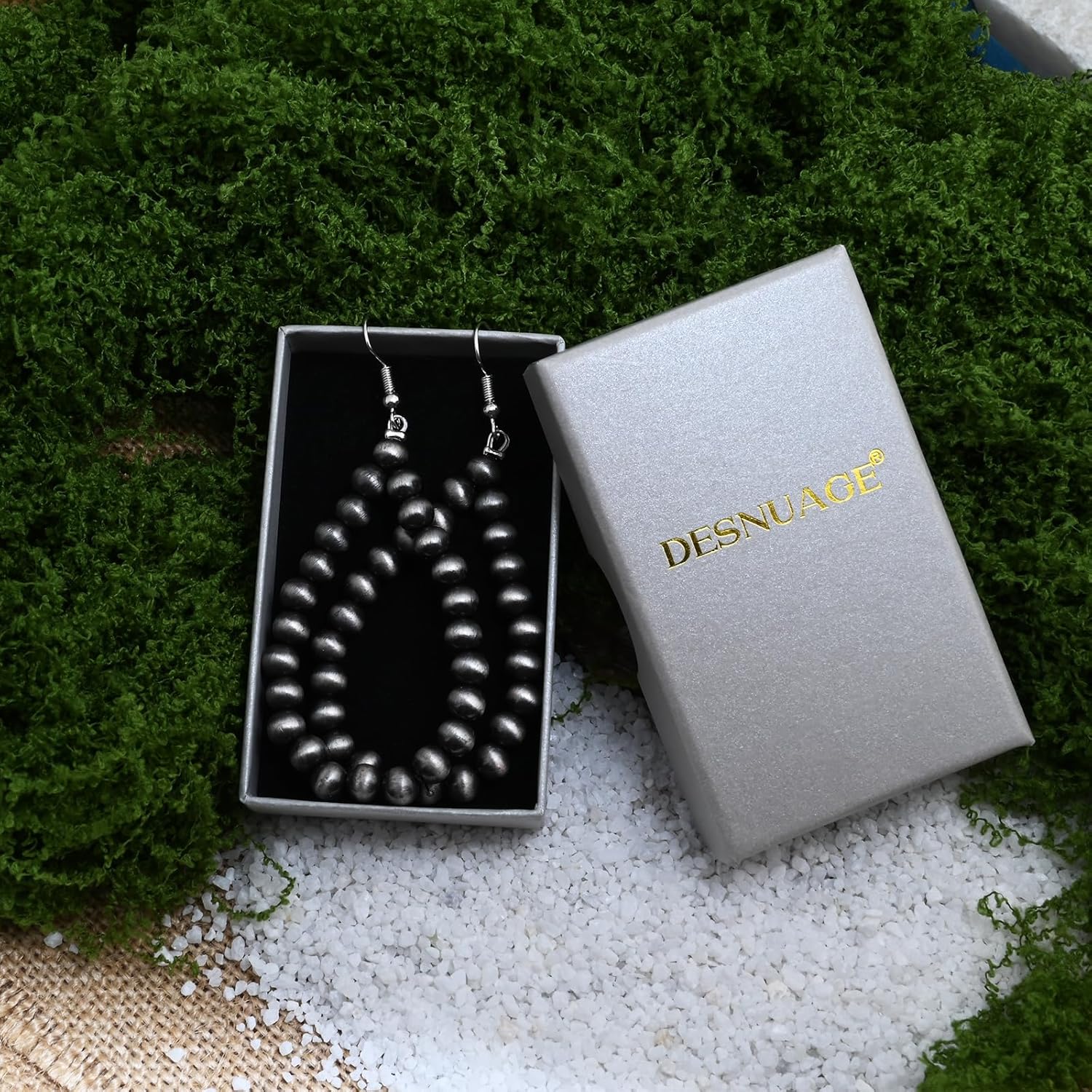 Navajo Pearls Earrings Boho Vintage Hypoallergenic Bohemian Dangle Earrings Western Jewelry for Women - Image 7