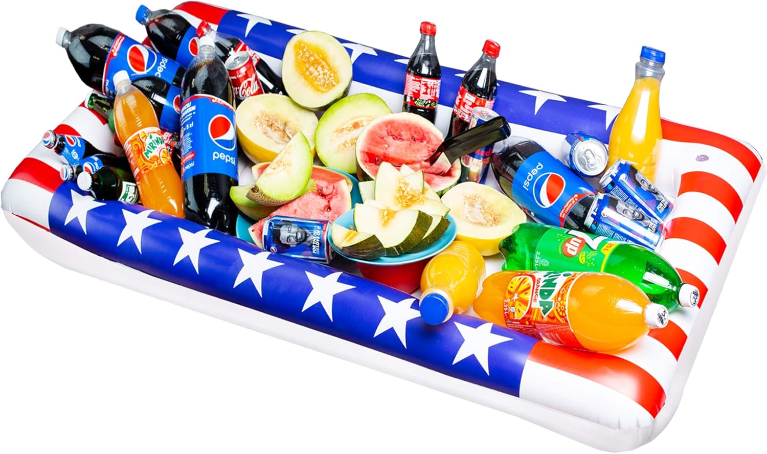 Inflatable Pool Table Serving Bar Large Buffet Tray Server with Drain