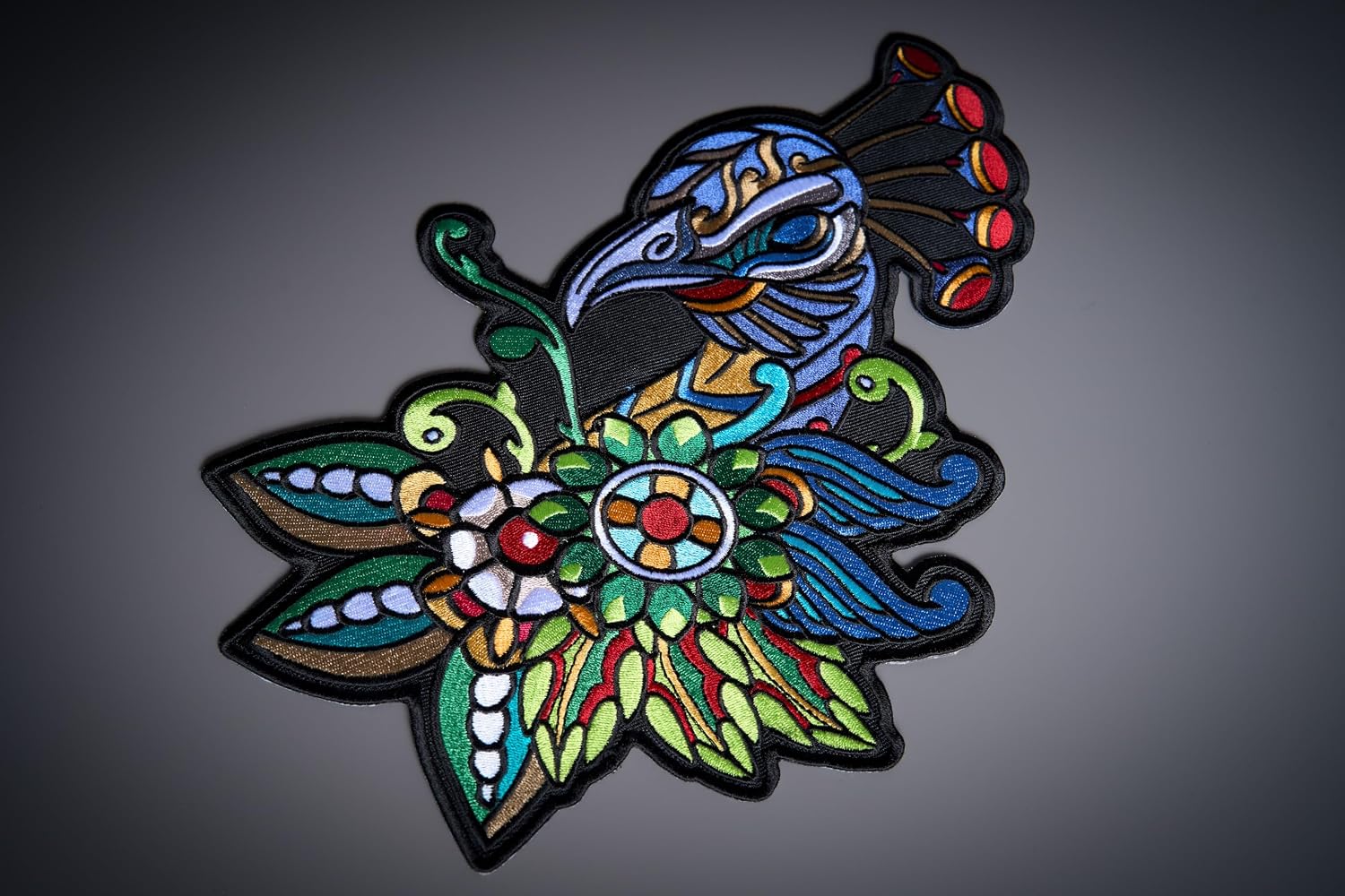 Peacock Patches Applique for Custom Jacket/Iron-on/Sew on (Large)