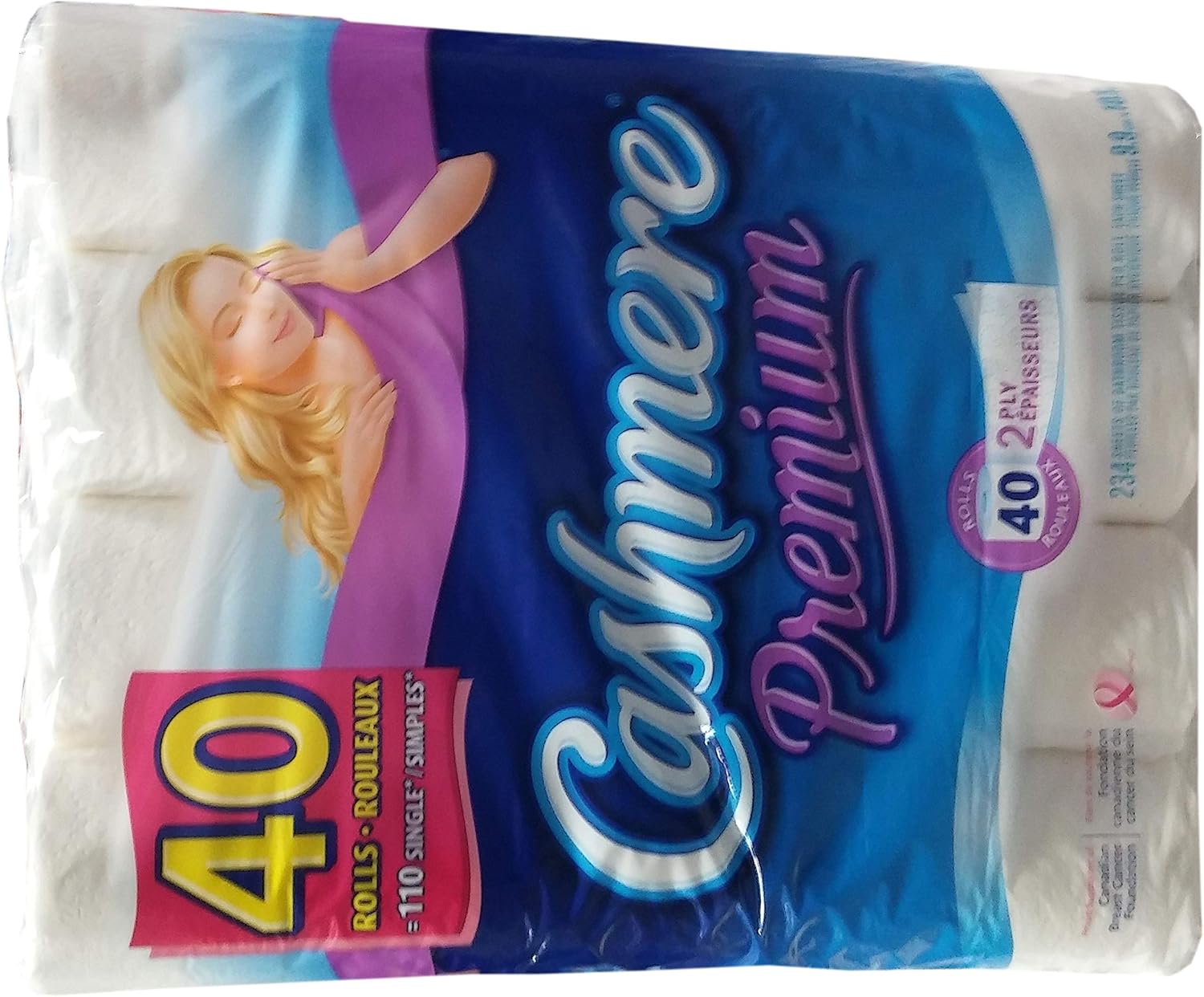 Cashmere premium 2 Play Bathroom Tissue (40X 234 Sheets) Amazon.ca