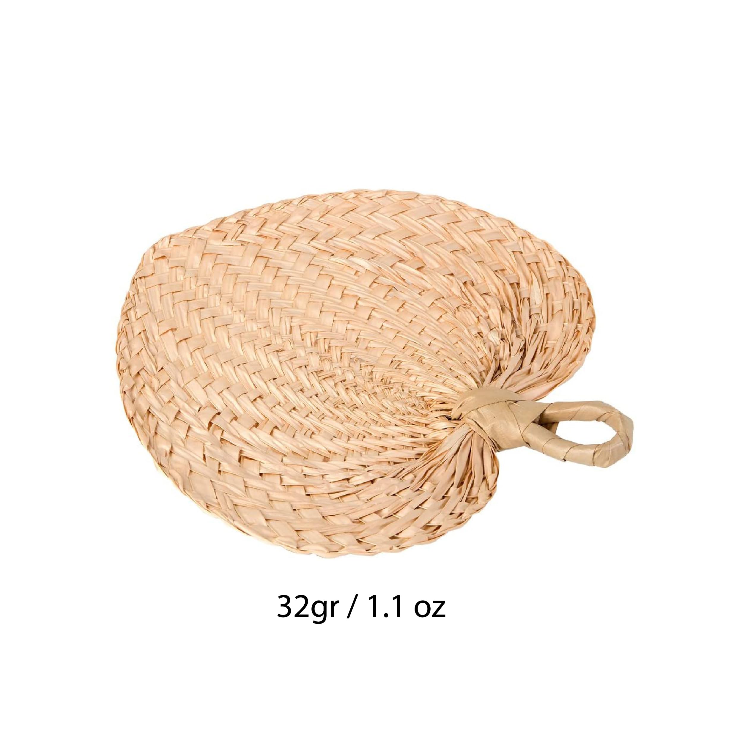 Mopec A571 paipay Pack di ventagli, Foglia di Palma, Naturale, 29x2x30 cm, 5 Pezzi