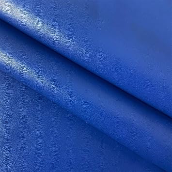 Dami Leatherette Faux Leather Fabric for Upholstery Furniture Sofa Chair Cars Bags Craft Bow Earrings Making Material Sewing DIY Crafts 138 cm Wide Sold by The MeterColorDark Blue