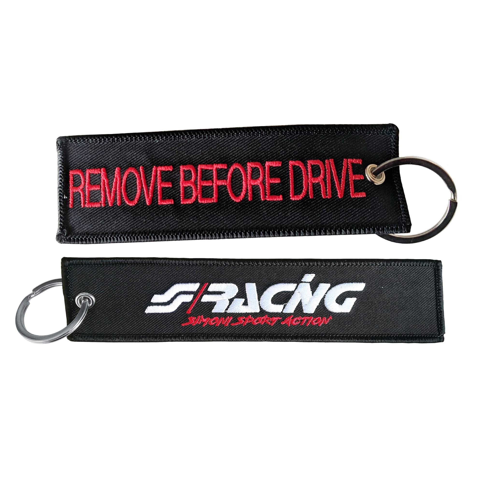 Simoni Racing SRK9 Keyring Fabric, Black