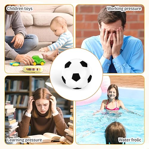 Miniatura 6 de Paquete de 20 pelotas de fútbol pequeñas de espuma, minipelotas de fútbol, regalos de fiesta, bolsas de regalos de fútbol, bolsas de regalos de